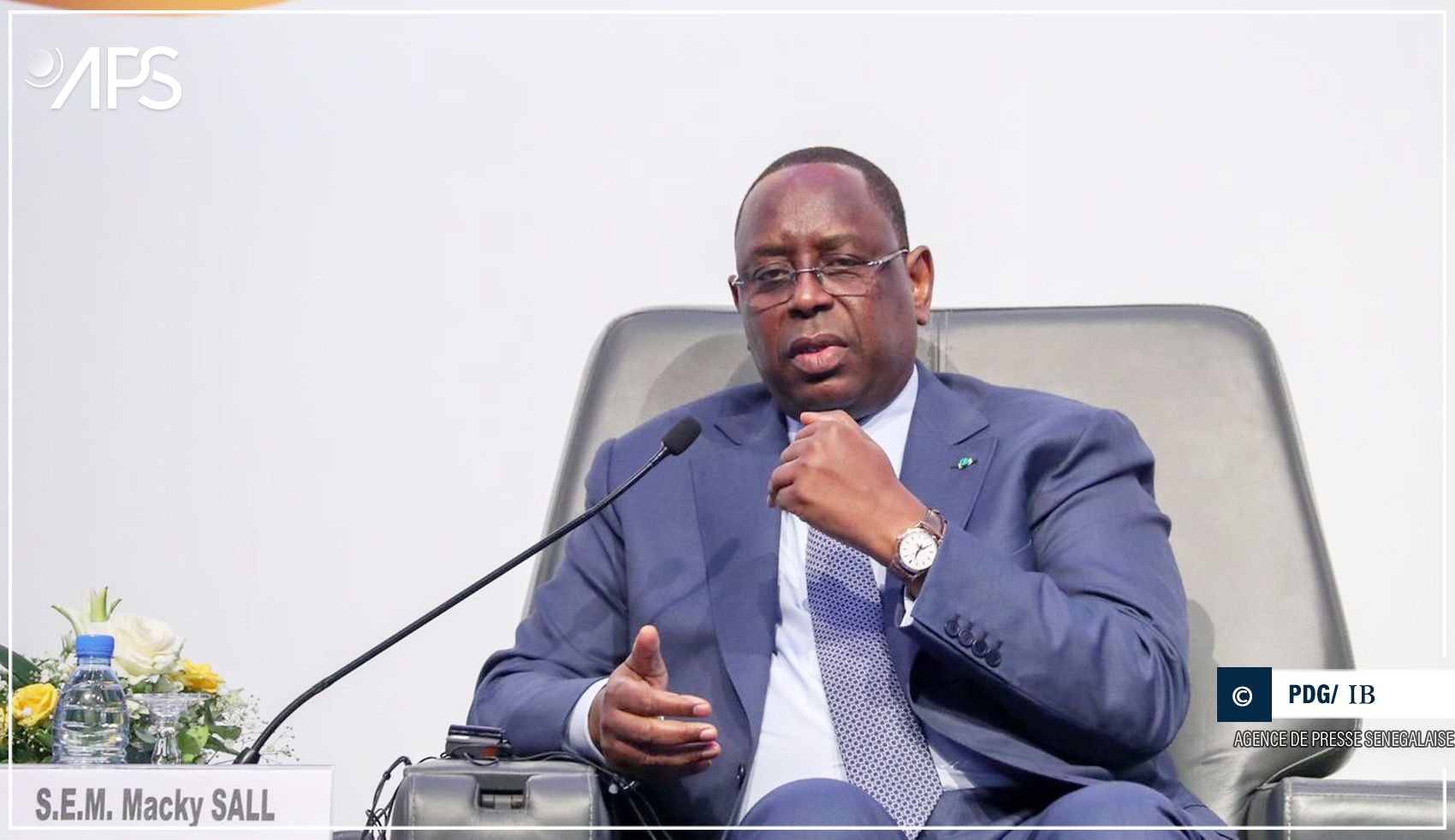 SENEGAL-AFRIQUE-SECURITE-DEVELOPPEMENT / Macky Sall prône une mise en commun des intelligences africaines