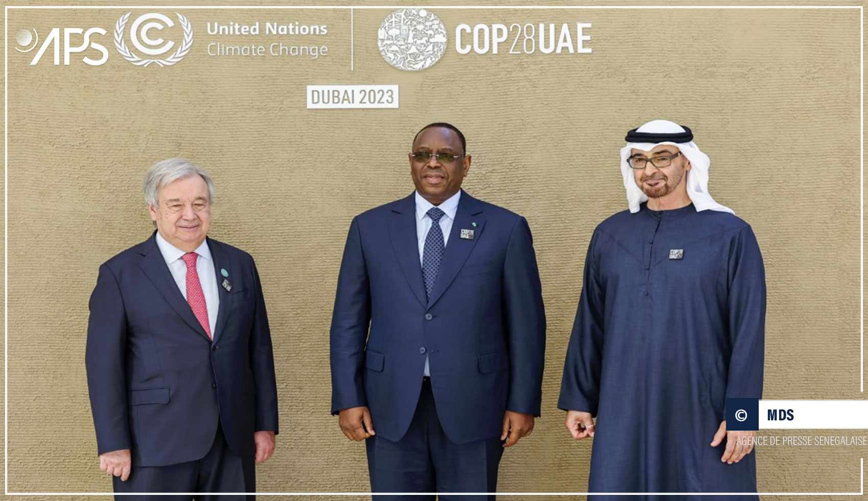 MONDE-CLIMAT / COP 28 : Macky Sall appelle à prendre les bonnes décisions